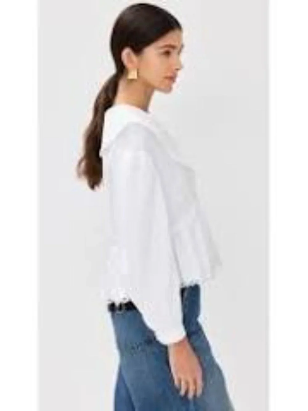 Reformation Renna Top White Women's Size 4